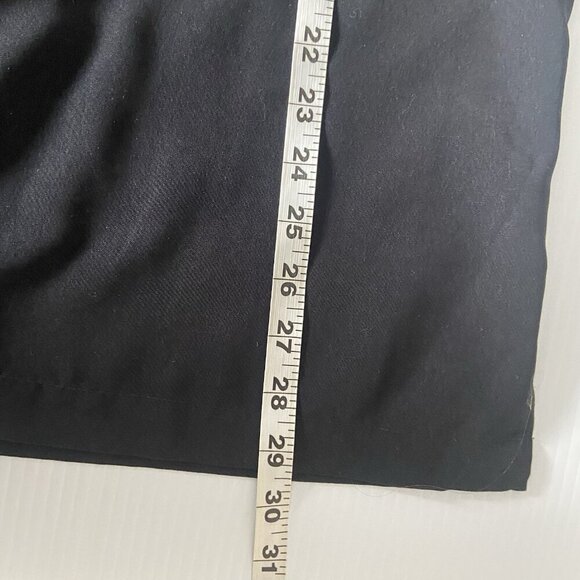 Orvis‎ Ladies Button Front Blouse Black Size Large Tunic Minimalist Classic - Picture 7 of 9